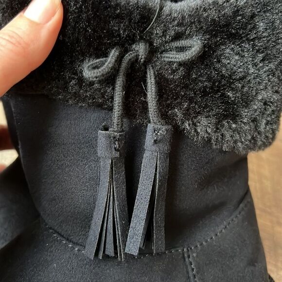 Little Girls Sz 11 Arizona Anna Flat Heel Winter Boots Black NWT 🏷 - Picture 10 of 10